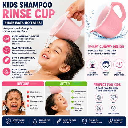Washnest- rinse cup -faster rinsing for curly/thick hair