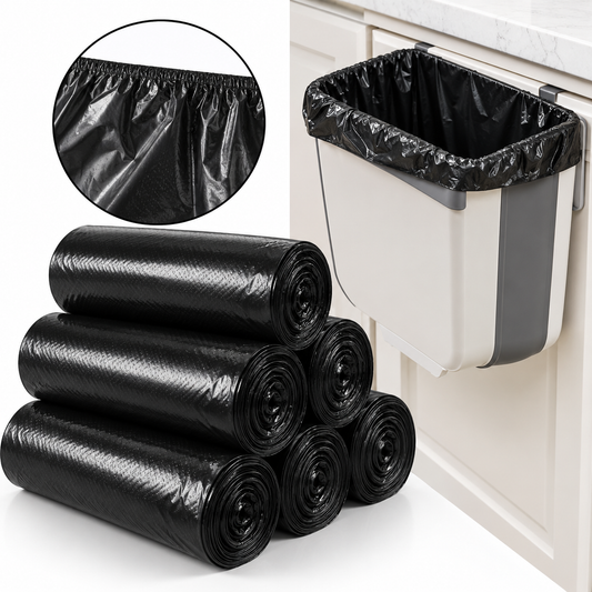 100 fitted trash bags