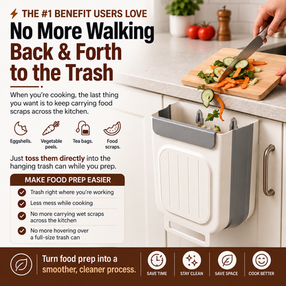 TossMate™ Hanging Trash Can