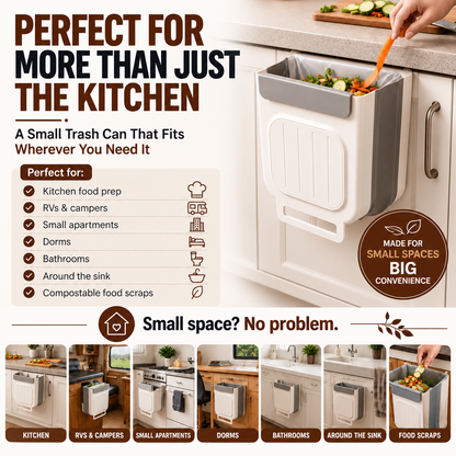 TossMate™ Hanging Trash Can
